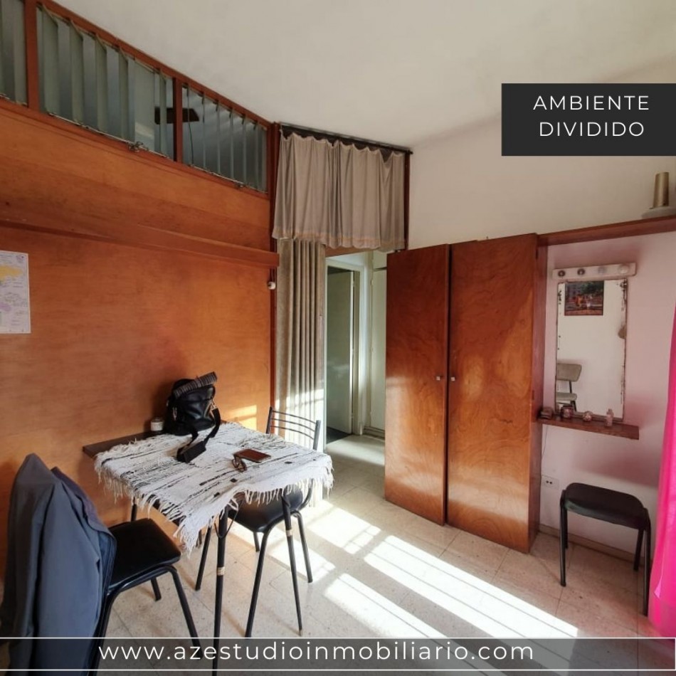 DEPARTAMENTO 1 AMBIENTE DIVIDIDO CON BALCON