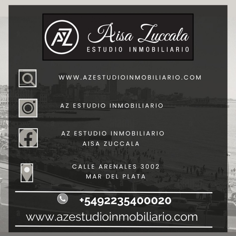 EN VENTA- 1 AMBIENTE - ZONA TUCUMAN Y RAWSON