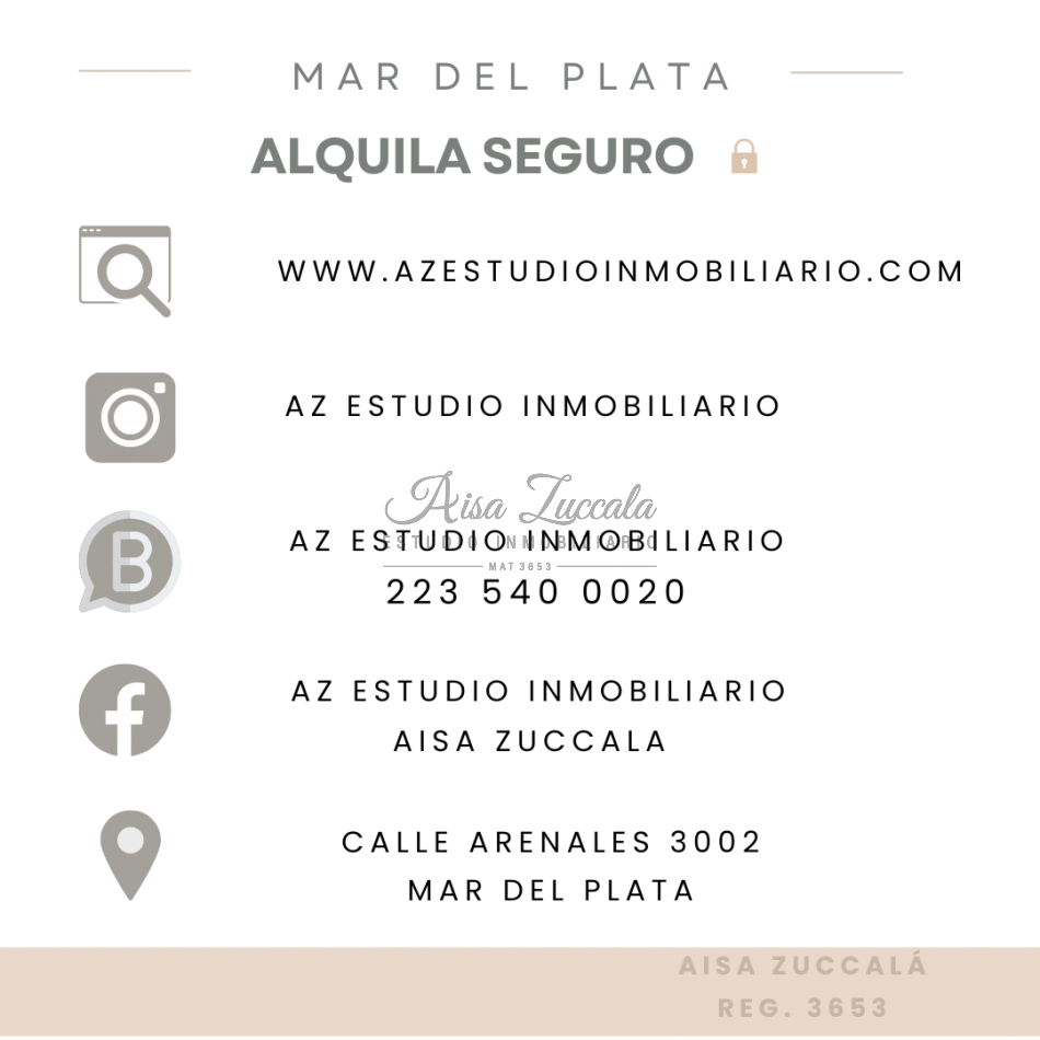 ALQUILER 24 MESES - ZONA PLAZA COLON