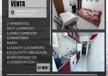 EN VENTA !! 2 AMB ZONA CENTRO